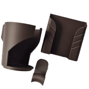 Laikiklių rinkinys pritaikytas Cybex vežimėliui (matinė ruda)