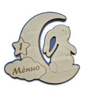 Mėnesių kortelės “Kiškutis”