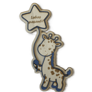 Mėnesių kortelės "Žirafa"