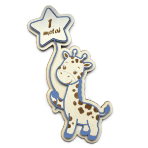 Mėnesių kortelės "Žirafa"